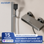 Minimalist High-Pressure Shower Set