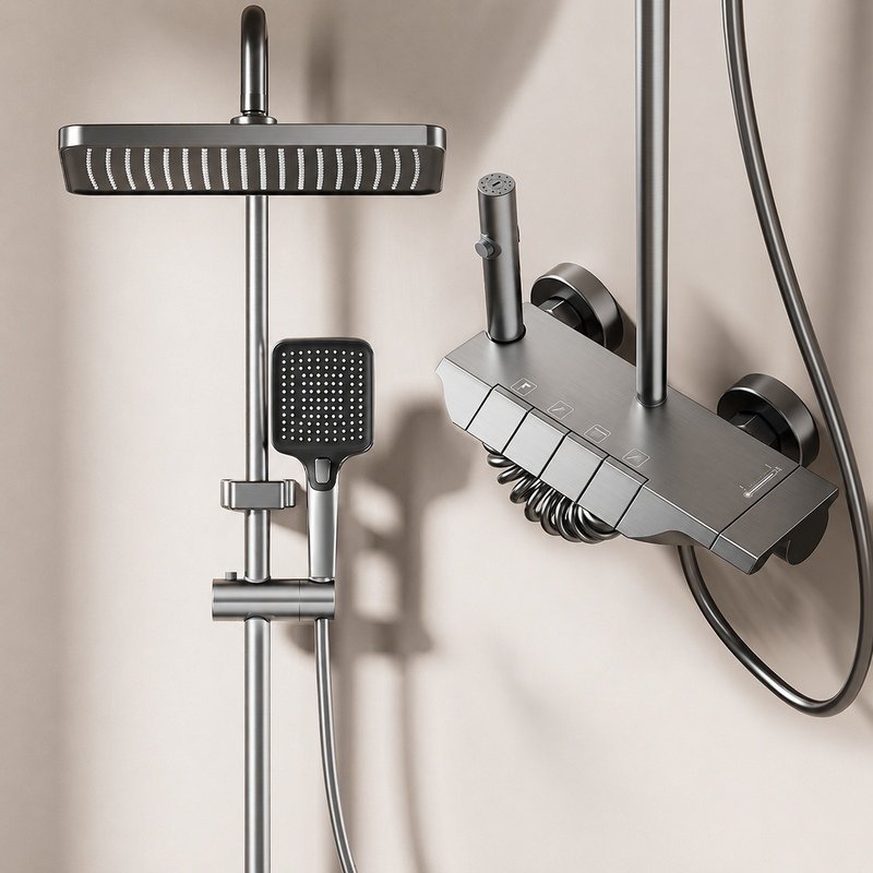 Aqvia Bath luxury piano key shower system