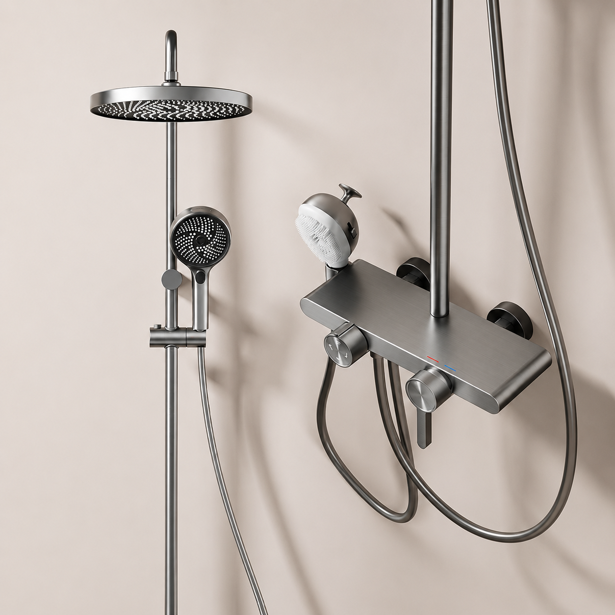 Aqvia Bath luxury 4-mode hot & cold shower set