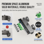Digital Thermostatic Aluminum Alloy Shower System - Image 2