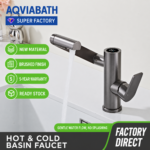 Space Aluminum Digital Swivel Mixer Faucet
