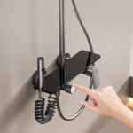 Gunmetal High-Pressure Hotel Shower Set - Image 3