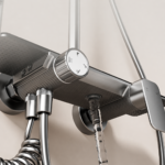Gunmetal High-Pressure Hotel Shower Set - Image 4