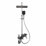 Gunmetal High-Pressure Hotel Shower Set - Image 5
