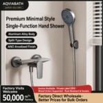 All-Aluminum Split Hot & Cold Hand Shower Set