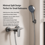All-Aluminum Split Hot & Cold Hand Shower Set - Image 4