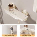 Cream White Shower Mixer Set - Image 2