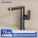 Luxury Tall Single-Hole Basin Faucet