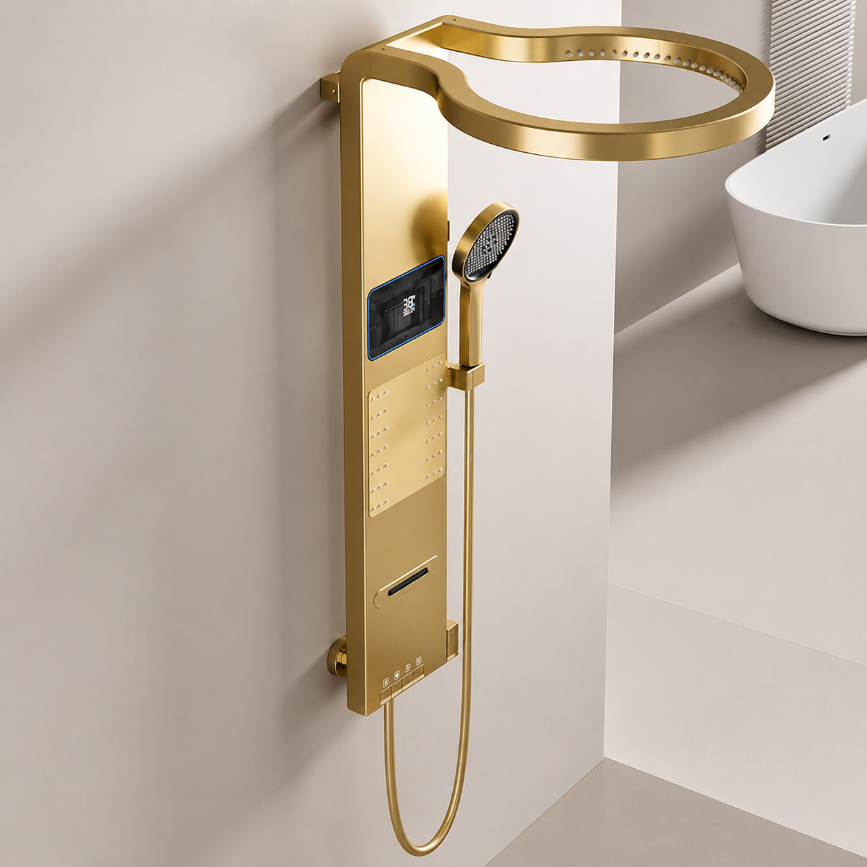 Aqvia Bath smart digital shower panel