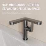 Luxury Tall Single-Hole Basin Faucet - Image 3