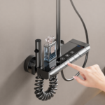 Gray Square Concealed Hand Shower Set - Image 3