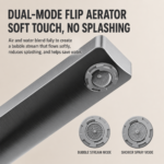 Gunmetal Hot & Cold Countertop Basin Faucet - Image 3