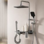 Brushed Square Rain Shower Set - Image 3