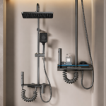 Digital LED Thermostatic Shower Panel Set
