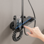 Digital LED Thermostatic Shower Panel Set - Image 3