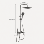 High-Pressure Bathroom Shower Set - Image 4