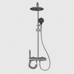 Luxury Digital Gunmetal LED Shower System - Image 4