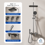 High-Pressure Bathroom Shower Set - Image 5