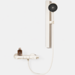 Cream White Shower Mixer Set - Image 4