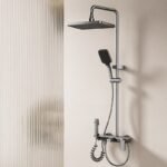 Brushed Square Rain Shower Set - Image 4