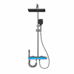 Piano-Key Gunmetal Digital Shower Set - Image 4