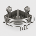 Luxury Suction Cup Corner Shower Basket - Image 5
