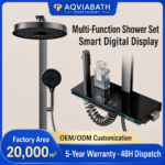 Smart Digital Space Aluminum Air-Boost Shower System